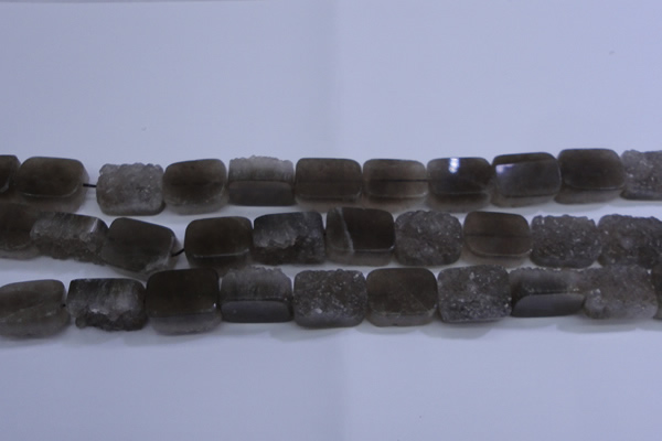 CAG5990 15.5 inches 15*20mm rectangle grey agate gemstone beads