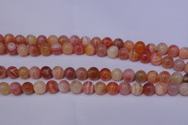 CAG6342 15 inches 8mm round red botswana agate beads wholesale