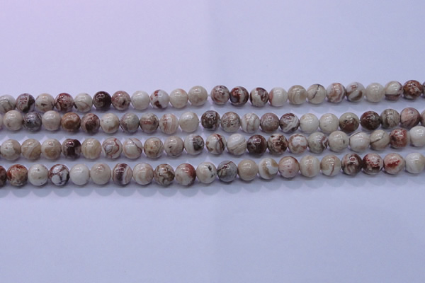 CAG6660 15.5 inches 4mm round Mexican crazy lace agate beads