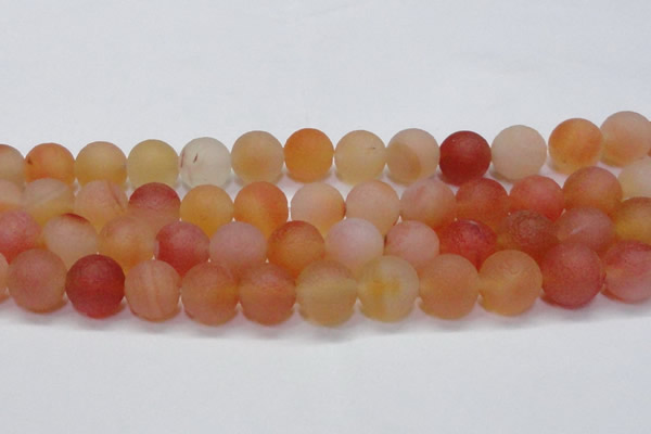 CAG6693 15 inches 14mm round multicolor pilates agate beads