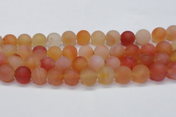CAG6694 15 inches 16mm round multicolor pilates agate beads