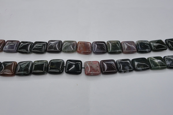 CAG6778 15.5 inches 12*12mm square Indian agate beads wholesale