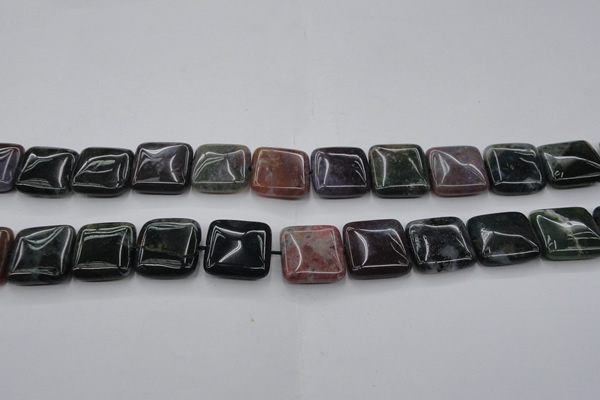 CAG6779 15.5 inches 14*14mm square Indian agate beads wholesale