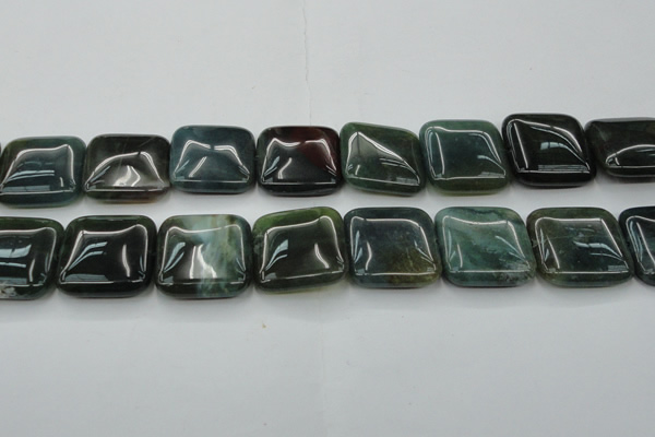 CAG6784 15.5 inches 25*25mm square Indian agate beads wholesale