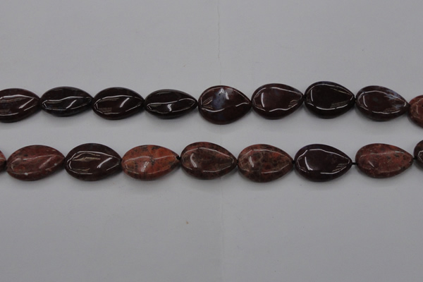 CAG6807 15.5 inches 18*25mm flat teardrop Indian agate beads
