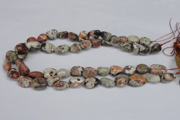 CAG7020 15.5 inches 10*12mm - 12*14mm nuggets ocean agate beads