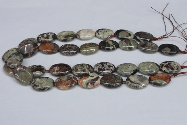 CAG7040 15.5 inches 18*25mm oval ocean agate gemstone beads