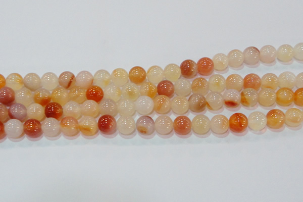 CAG7133 15.5 inches 10mm round red agate gemstone beads