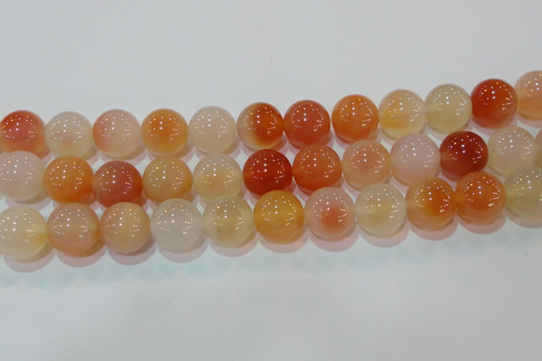 CAG7137 15.5 inches 18mm round red agate gemstone beads