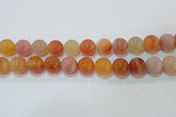 CAG7138 15.5 inches 20mm round red agate gemstone beads