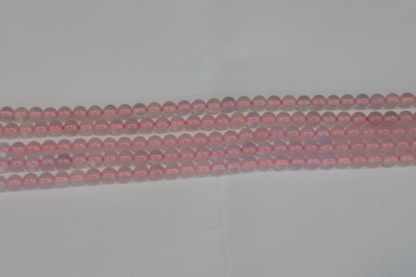 CAG7149 15.5 inches 4mm round pink agate gemstone beads