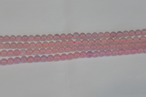 CAG7150 15.5 inches 6mm round pink agate gemstone beads