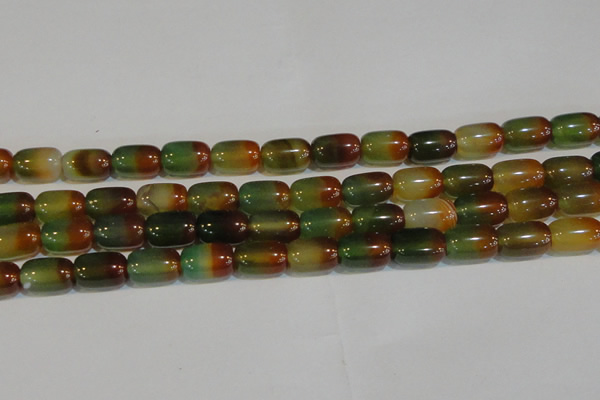 CAG7177 15.5 inches 12*16mm drum rainbow agate gemstone beads