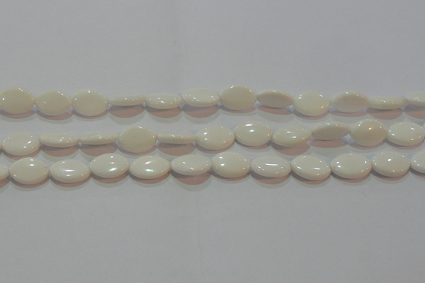 CAG7229 15.5 inches 12*16mm marquise white agate gemstone beads
