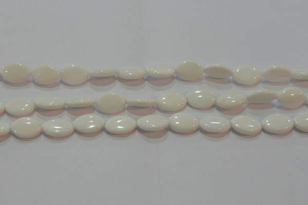 CAG7230 15.5 inches 13*18mm marquise white agate gemstone beads