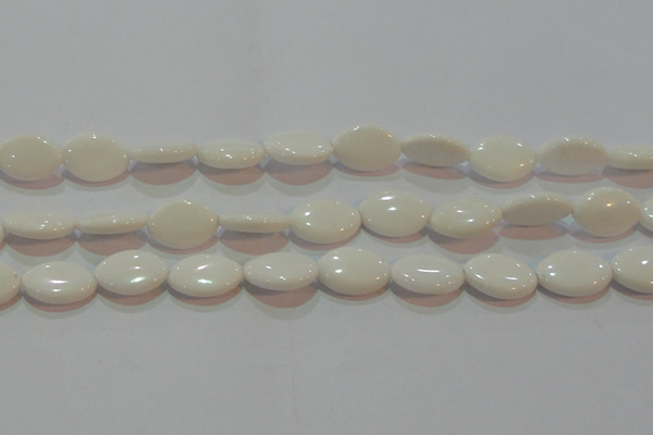 CAG7231 15.5 inches 15*20mm marquise white agate gemstone beads