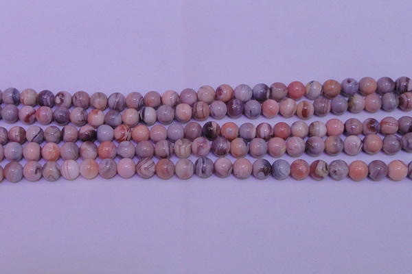 CAG7302 15.5 inches 8mm round red botswana agate gemstone beads