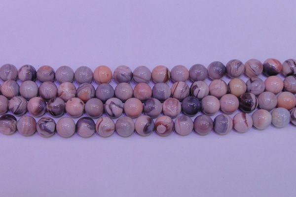 CAG7304 15.5 inches 12mm round red botswana agate gemstone beads