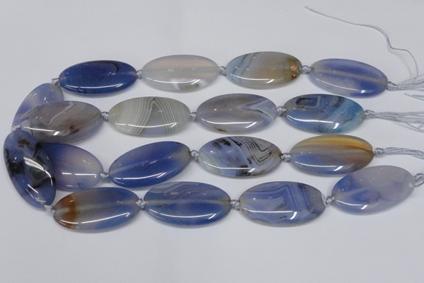 CAG7420 15.5 inches 20*38mm oval botswana agate beads