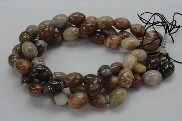 CAG774 15.5 inches 16*21mm rice yellow agate gemstone beads