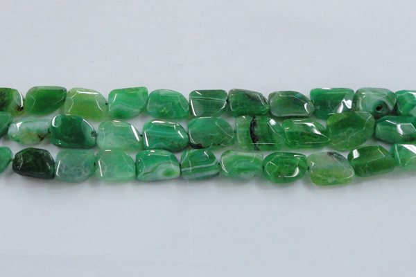 CAG8505 15.5 inches 15*20mm - 18*25mm freeform dragon veins agate beads