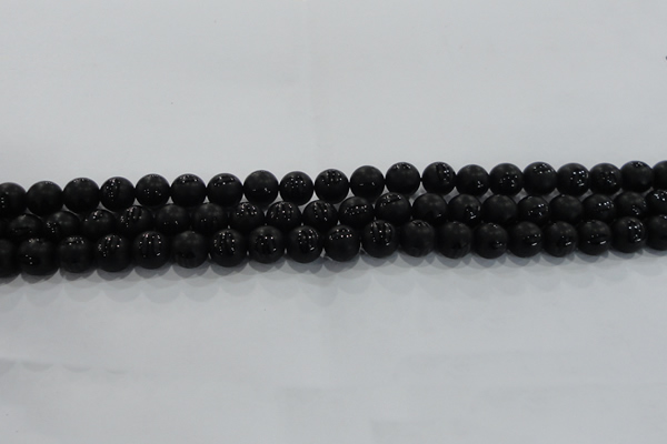 CAG8685 15.5 inches 6mm round matte tibetan agate gemstone beads