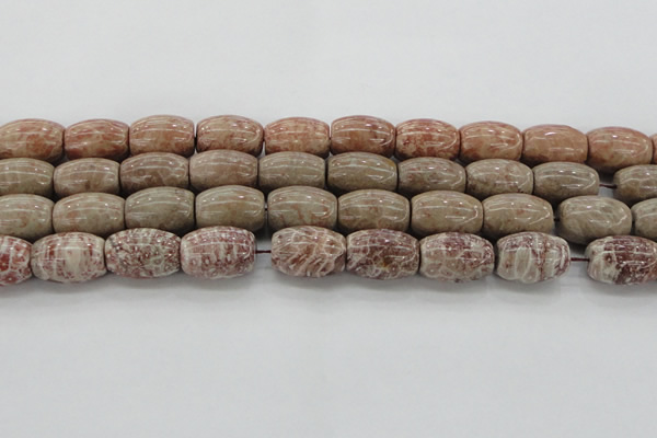 CAG8766 15.5 inches 15*20mm rice chrysanthemum agate beads