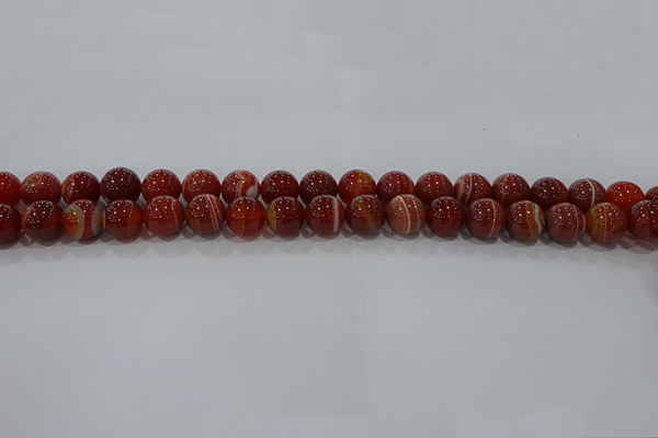 CAG9177 15.5 inches 6mm round line agate beads wholesale