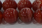 CAG9182 15.5 inches 16mm round line agate beads wholesale
