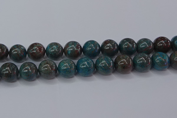 CAG9478 15.5 inches 18mm round blue crazy lace agate beads