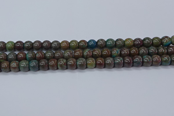 CAG9508 15.5 inches 10*12mm drun blue crazy lace agate beads