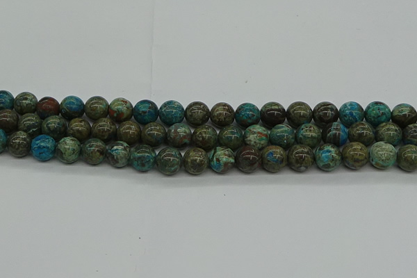 CAG9602 15.5 inches 10mm round ocean agate gemstone beads wholesale