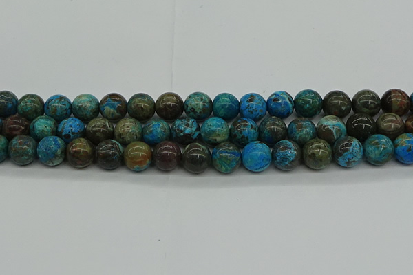 CAG9603 15.5 inches 12mm round ocean agate gemstone beads wholesale