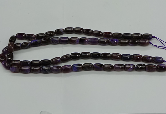 CAG9622 15.5 inches 8*12mm drum dragon veins agate beads wholesale