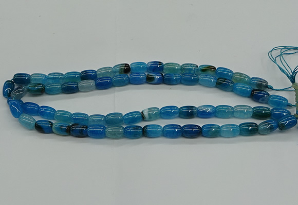 CAG9624 15.5 inches 8*12mm drum dragon veins agate beads wholesale