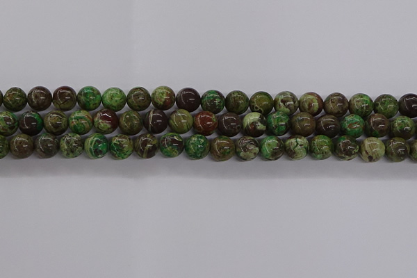 CAG9645 15.5 inches 6mm round ocean agate gemstone beads wholesale