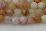 CAG9719 15.5 inches 6mm faceted round colorful agate beads wholesale