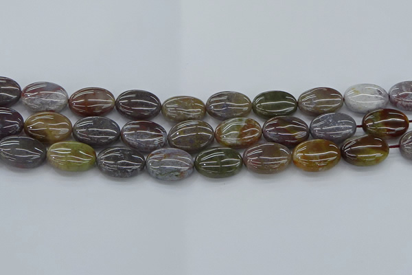 CAG9742 15.5 inches 13*18mm oval Indian agate beads wholesale