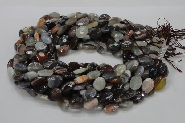 CAG986 15.5 inches 15*20mm faceted oval botswana agate beads
