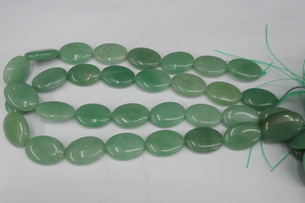 CAJ304 15.5 inches 18*25mm oval green aventurine jade beads