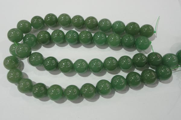 CAJ407 15.5 inches 18mm round green aventurine beads wholesale