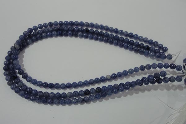 CAJ501 15.5 inches 6mm round blue aventurine beads wholesale