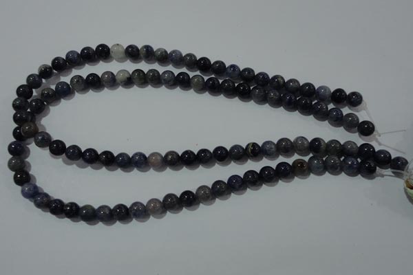 CAJ502 15.5 inches 8mm round blue aventurine beads wholesale