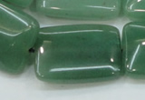 CAJ54 15.5 inches 22*30mm rectangle green aventurine jade beads wholesale
