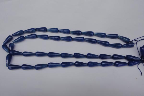 CAJ573 15.5 inches 7*18mm teardrop blue aventurine beads wholesale