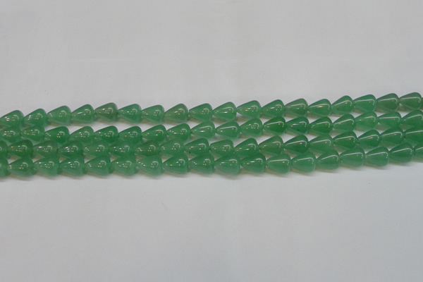 CAJ631 15.5 inches 8*10mm teardrop green aventurine beads