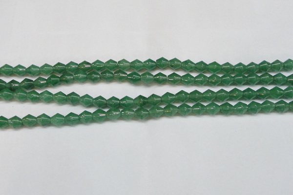 CAJ655 15.5 inches 8*8mm bicone green aventurine beads
