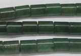 CAJ657 15.5 inches 8*10mm tube green aventurine beads