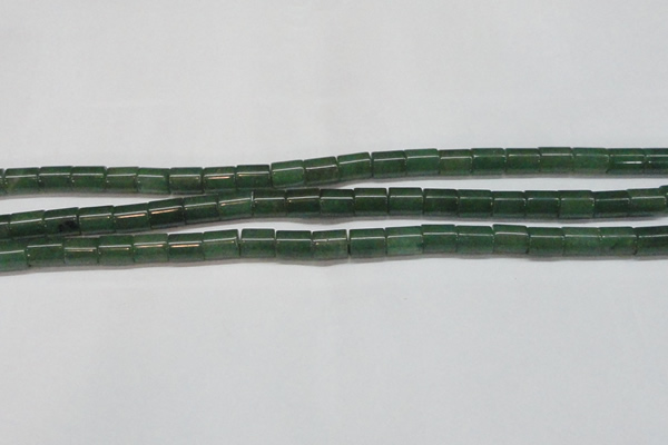 CAJ657 15.5 inches 8*10mm tube green aventurine beads