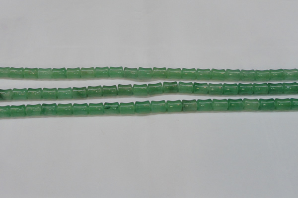CAJ658 15.5 inches 8*10mm bone green aventurine beads